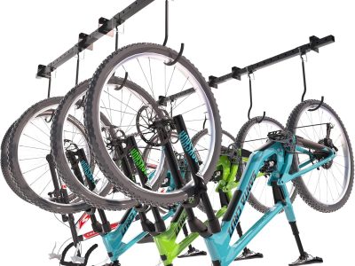 Echaprey Bike Hangers for Garage Bike Storage Rack Ceiling Mount Indoor Metal Bike Rack Hanger Garage Home Storage 8 Adjustable Bike Hooks for 4 to 8 Bicycles, Holds Up to 250lbs