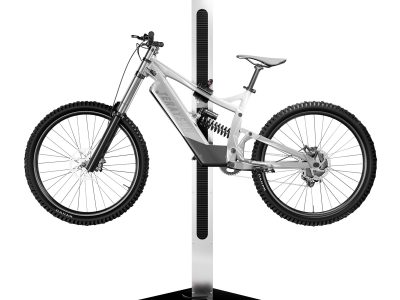 Bike Shop Floor Standing Metal Display Rack Double Sided Bicycle Wheel Rim Tyre Tire Display Stand