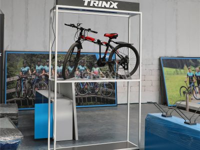Customized Retail Display Racks for Bicycle Shop Electric Bike Stand Shelf for Store Decoration