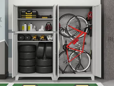 Bicycle storage cabinets, parking lockers, underground parking spaces, parking storage cabinets, fishing gear and tent storage cabinets