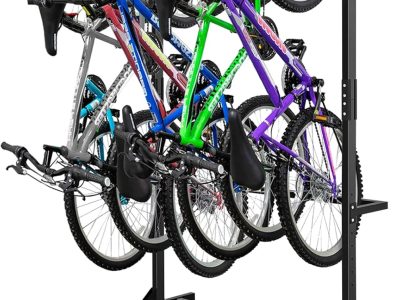 Freestanding Bike Storage Rack for 5 Bikes