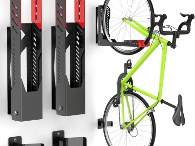 Bike Wall Mount 2-Pack , Swivel Garage Bike Rack